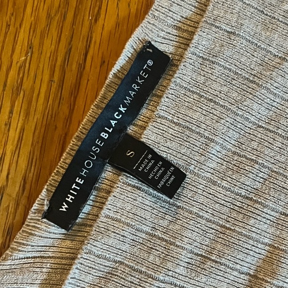 WHBM Cream Sweater Blouse - Picture 2 of 3